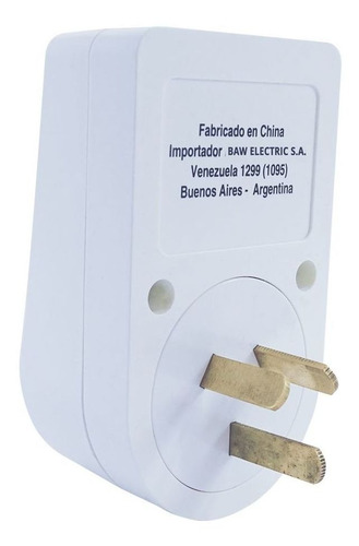 Imagen 2 de 5 de Protector Baw Alta Baja Tension Heladera Lavarropas 10a 220v