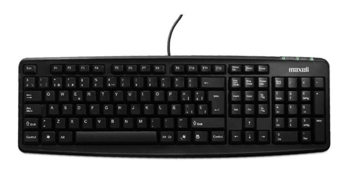 Teclado Slim Usb Negro Maxell Kb-90