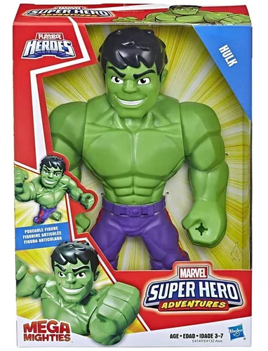 Boneco Playskool Heroes Mega Mighties Hulk E4132 Hasbro