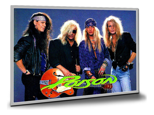 Poster Poison Bret Michaels Pôsteres Placa A5 20x15cm A