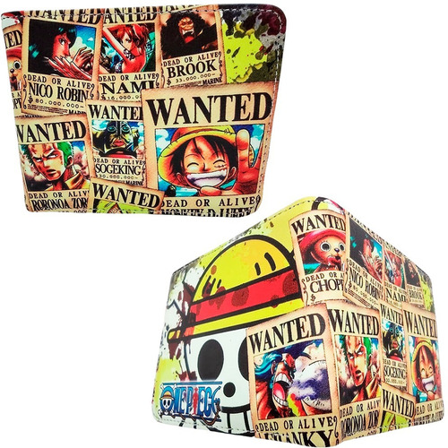 Cartera De One Piece - Carteles Calavera - Anime - Manga