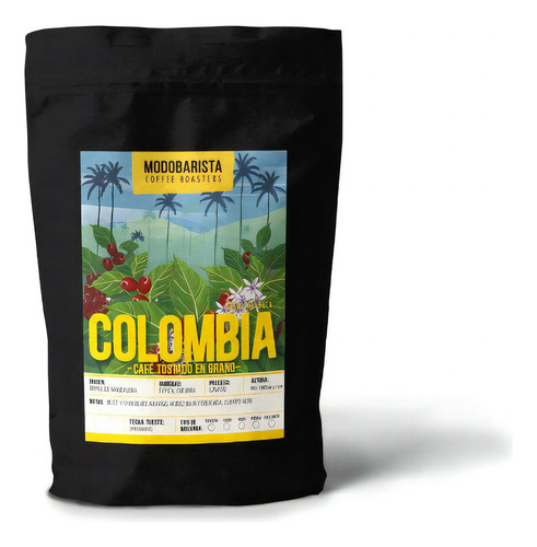 Cafe Modo Barista Arábica Tostado Colombia Orgánico - 1kg