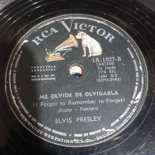 Pasta Elvis Presley Rca Victor C353