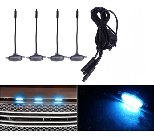 X4 Luz Led Estilo Raptor Colores Parachoque Parrilla