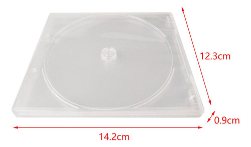 Fa 10x Estuches Transparentes Para Cd Estuche De