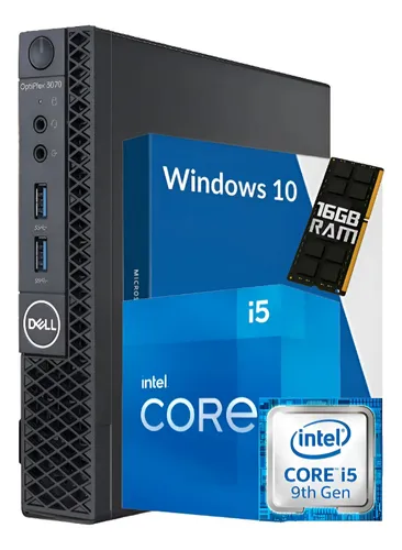 Mini Pc Dell Optiplex 3070 I5 9° Ger 16gb Ram 256gb Nvme 127/220v