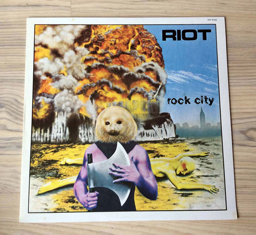 Vinilo Riot - Rock City (ed. Japón, 1981)