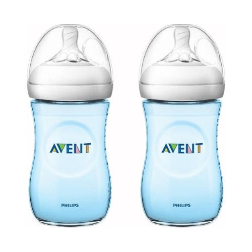 Set De Biberones Avent Natural 2pzas De 9 Oz