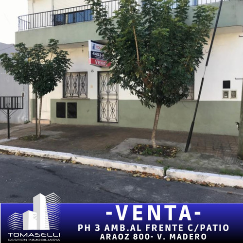 Venta - Villa Madero - Ph 3 Ambientes Con Patio Al Frente