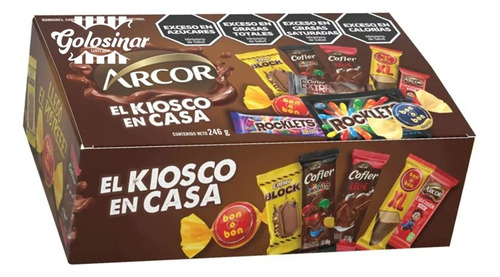 Arcor Bombones Surtidos El Kiosco En Casa X246g. Golosinar