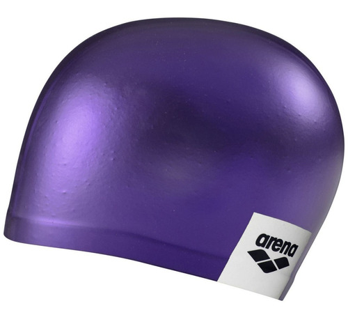 Gorra De Natación Arena Logo Moulded Violeta Silicona Color Violet Diseño de la tela Liso Tamaño Unico