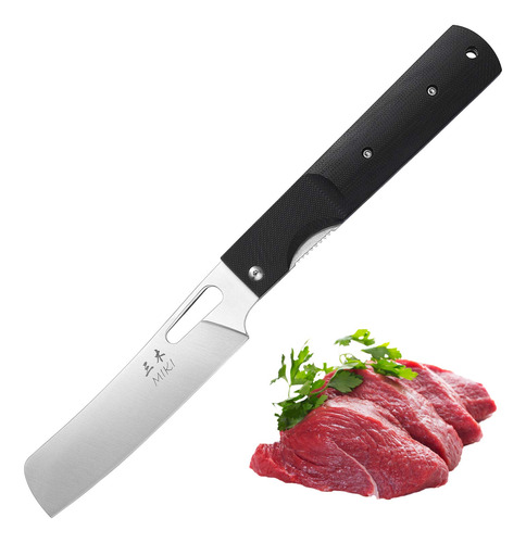 Miki Sharp - Cuchillo De Bolsillo Plegable Para Cocina Japo