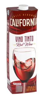 Vino Tinto California Tetrapack De 946 Ml.