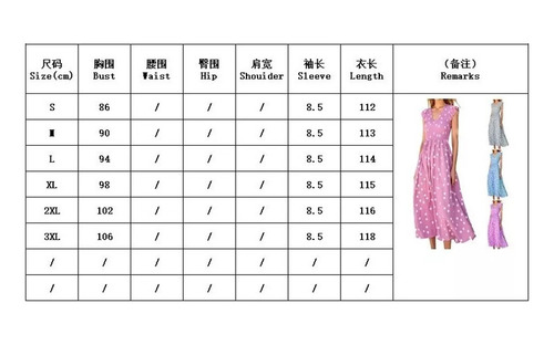 Vestido Fiesta Holgado Con Estampado De Lunares Para Mujer
