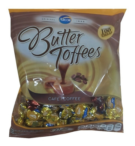 Caramelo Cafe Butter Toffees Bolsa