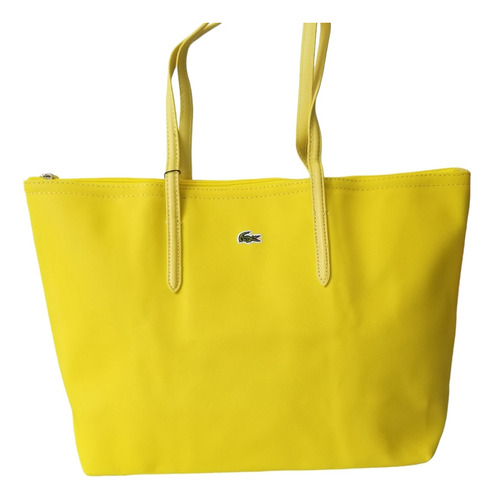 Bolsa Lacoste Tote Concept Amarillo Para Mujer (Reacondicionado)