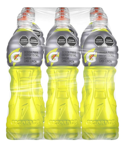 Gatorade, Sabor A Lima Limón, 6 Pack Pet, 1l.