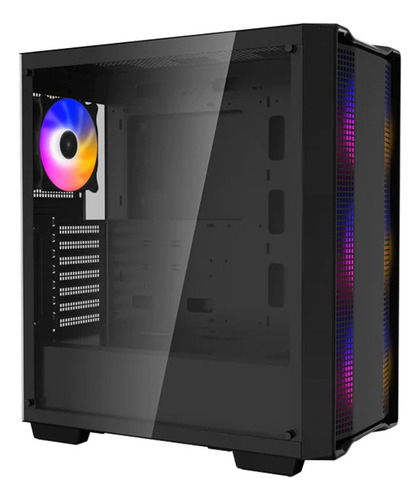 Gabinete Deepcool Cc560 Media Torre Atx Argb Cristal Templado
