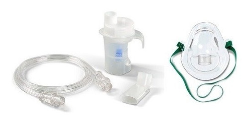  Nebulizador Sensor  Omron Nec801 Com Máscara Infantil