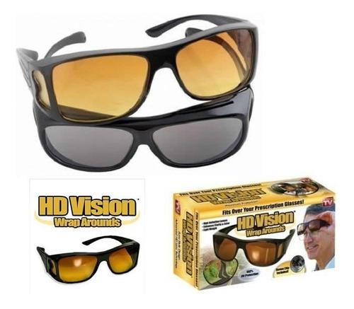 Gafas Visión Hd Para Auto & Moto 2 X 1 Uv