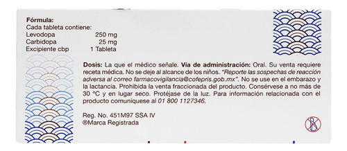 Cloisone 250 Mg Caja Con 30 Tabletas