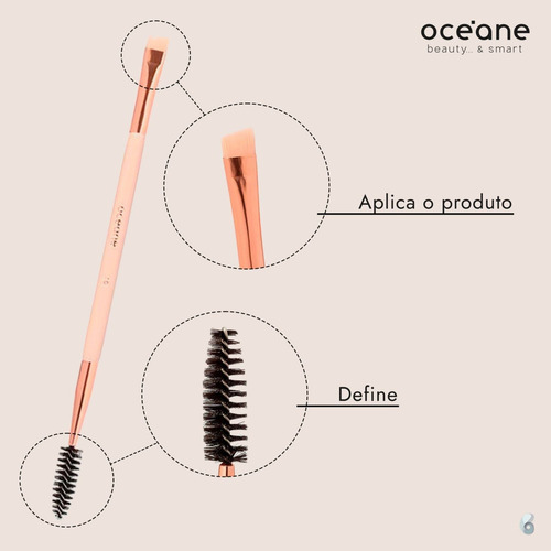 Océane Contour My Brows Ba13 - Pincel Para Sobrancelhas