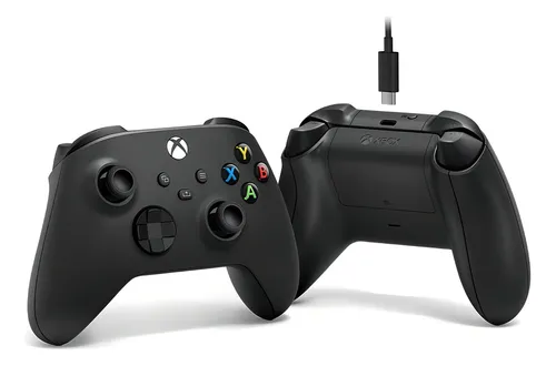 Joystick Inalámbrico Microsoft Xbox Carbon Black Usb C