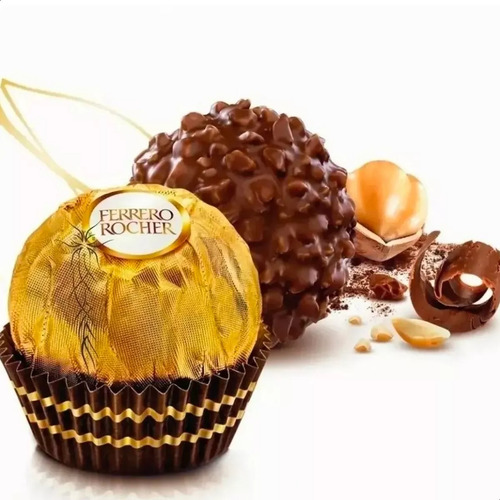Caja Bombones Ferrero Rocher Chocolate Con Avellana X4 Un.