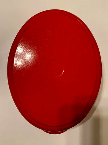 Olla Hierro Fundido Esmaltado Ovalada 31cm. Origen Francia.