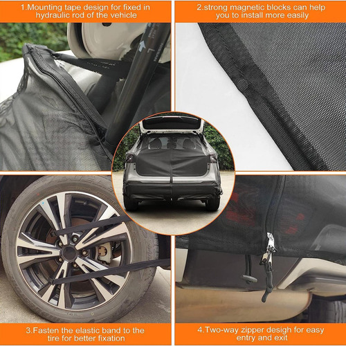 Pantalla De Malla Para Portón Trasero De Coche, Malla Para P