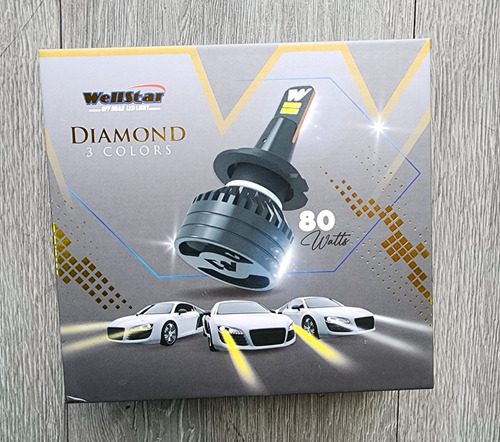 Luces Led 9005 Wellstar Diamond 3 Colores 16.000 Lumenes 