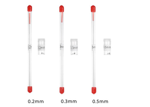 Boquilla De Aerografo Reemplazo De Aguja 0,2mm 0,3mm 0,5mm 