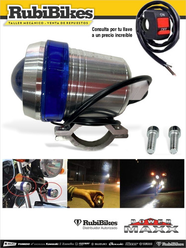 Farol Proyector Caminero Led Para Moto