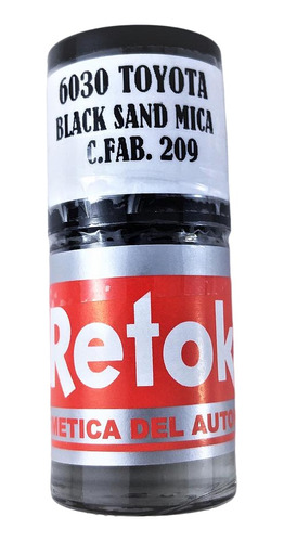 Pintura Retok Toyota Black Sand Mica Cod. Fab. 209