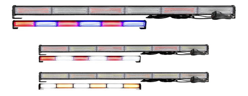 Barra Torreta Estrobo Codigo Leds Cob Policia 34 PuLG 1 Y 1f