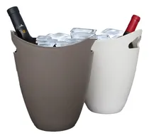 Comprar Kit 2 Hieleras Ch Plástico Bares Hielo Bebidas Y Fiestas 4l