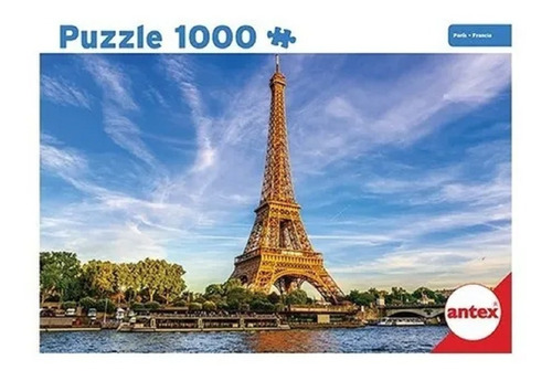 Imagen 1 de 1 de Rompecabezas Antex 1000 Piezas Paris- Francia Playking