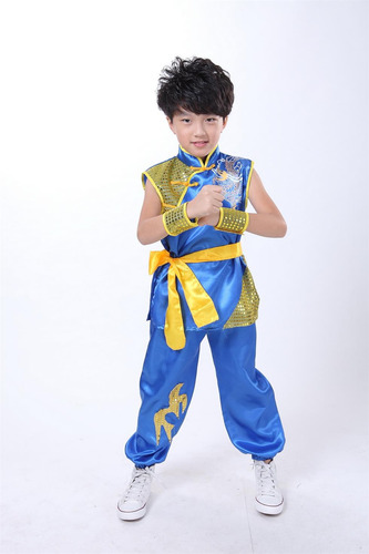 Disfraz De Wushu Para Niños, Unisex, Uniforme De Artes Marci
