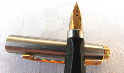 Monijor62-antiguo Coleccion Pluma Parker 75 Acero Pluma 750 (Usado)