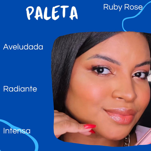 Paleta De Sombras Cosmic Mist Ruby Rose