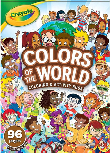 Crayola: Libro Para Colorear 96 Pgs Colors Of The World