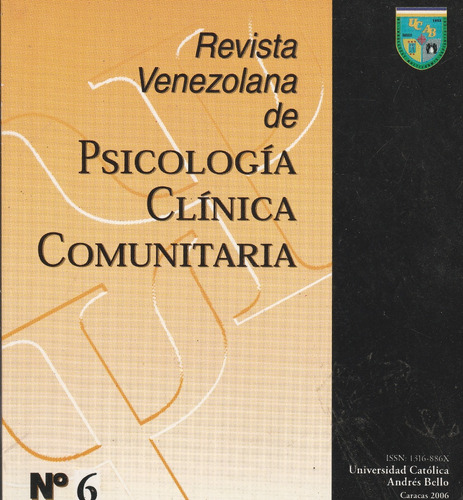 Revista Venezolana De Psicología Clínica Comunitaria 