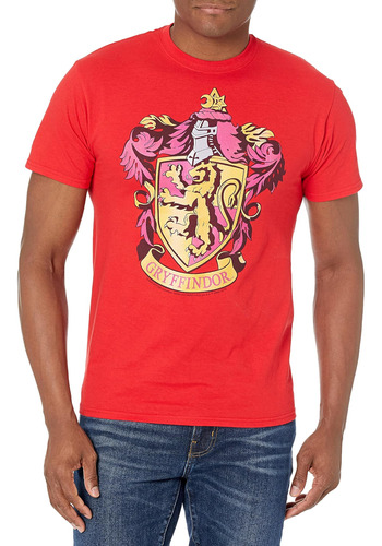 Camiseta Masculina Harry Potter Gryffindor House Crest, See