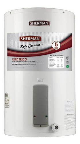Termotanque Sherman 55 Litros Electrico Pie Selectogar6