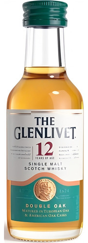 Whisky The Glenlivet 12 Anos Double Oak 50ml Original