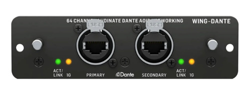 Interface Behringer Wing-dante Expansão De Canal