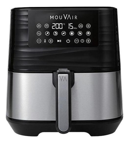  Mouvair  Air Fryer Mouvair Gourmet 5.5 L  Negro  110V/220V