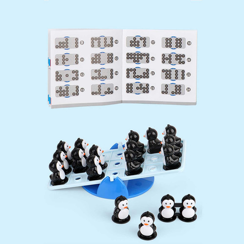 Juego Holiday Puzzle Penguin Crossing Game Padre-child Inter