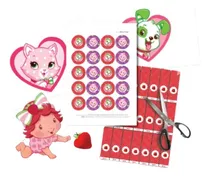 Comprar Kit Imprimible Frutillitas Bebé Bolsita Bonete Láminas
