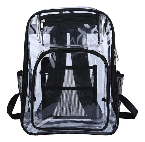 L Mochila Transparente Correa Reforzada De Pvc Resistente Al